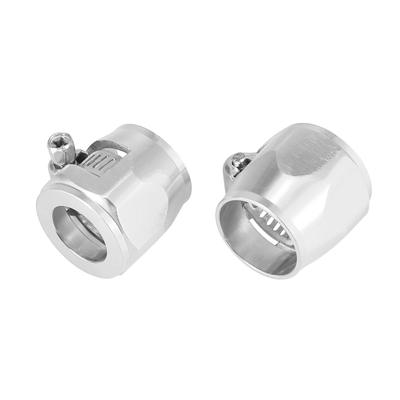 X AUTOHAUX Abrazadera Acabado para Manguera de Coche Abrazadera de Tubería de Goma Flexible con Adaptador de Banda de Tornillo