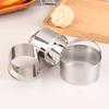 3Pcs/Set Round Biscuit Cutter With Handle Diy Stainless Steel Round Circle Doughnut Cutter Baking Molds 3 Size Baking Tool