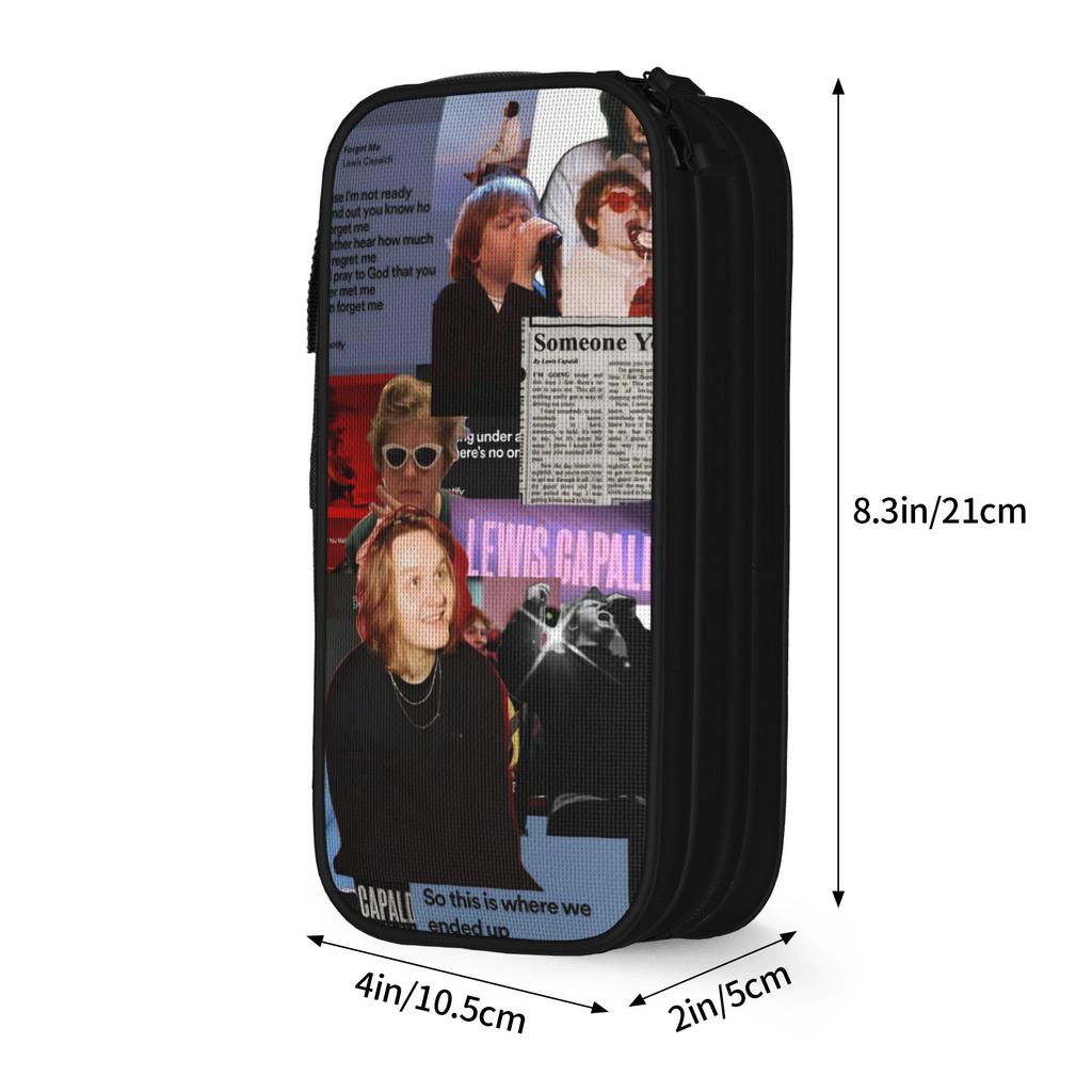 Lewis Capaldi Tour 2026 Merch Pencil Case Large Capacity Kids Pencilcase Gift