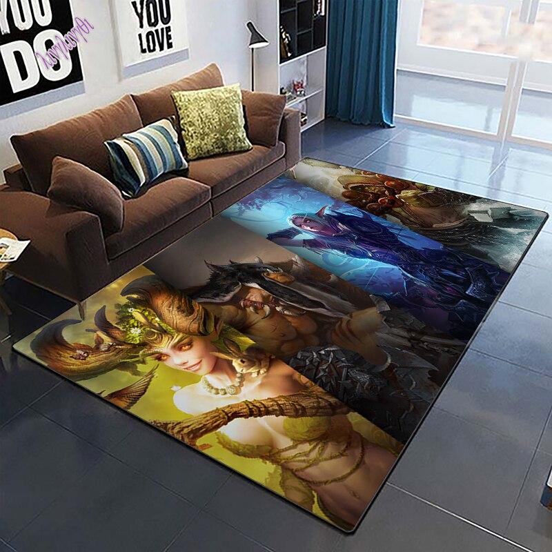World of Warcraft Cool Creativity Tištěný vzor Protiskluzový koberec Bohemia Koberec Obývací pokoj Dekorace koberce Tapiserie