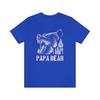 2025 Bigsize Retro Style Papa Bear Tshirt for Men Gift for Dad Graphic Tee Gift for Men Shirt Animal T-shirt Gifts Tees Top Kids