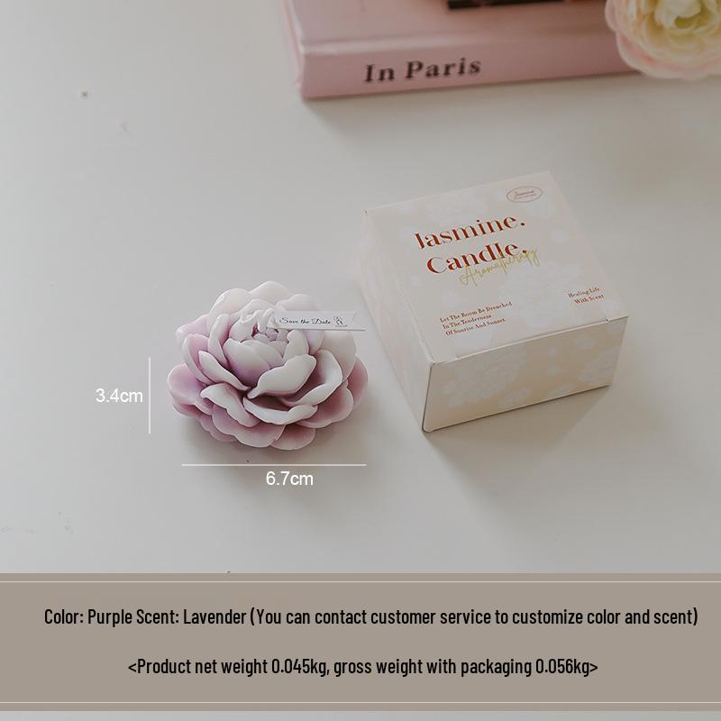 Jasmine Scented Candle - Creative Fragrance Ornament for Mother's Day Gift or Party Favor