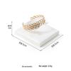 White Jewelry Display Stand for Bracelets, Rings, and Necklaces