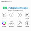 SEE ME HERE E9 Plus Portable Bluetooth Speaker CN Plug (adapter Included)