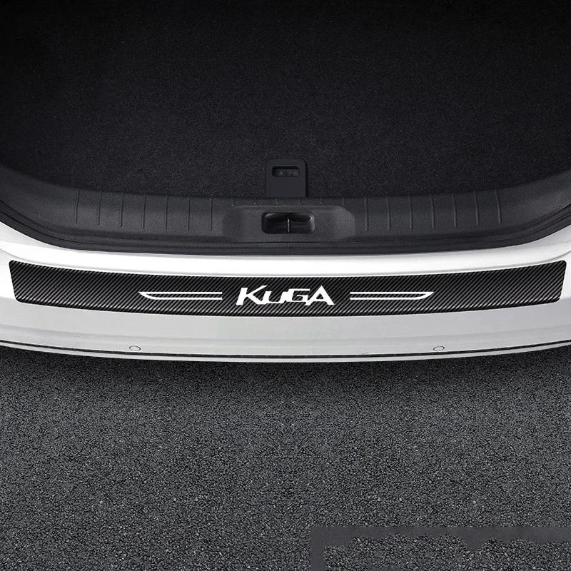 Car Door Threshold Sill Protective Stickers Anti Scratch For Ford KUGA Logo Protective Film Waterproof Decals Car Accessories