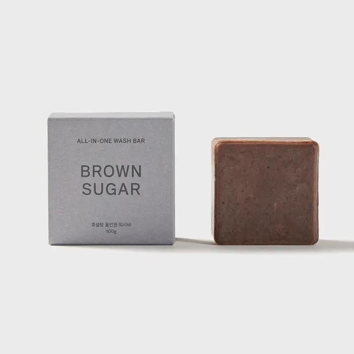 

[JAJU] Zeroba Мыло для умывания 3-в-1 с черным сахаром 100 г Brown sugar