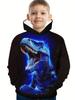 Children's Clothing Hoodies Kids Clothes  Children Top Long Sleeve Cartoon Dinosaurs Print Spring And Autumn Outdoor Clothes
