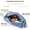 Nylon Fabric Single Shoulder Bag Ladies Simple Fashion Wide Strap Crossbody Bags Large Capacity Square Bag Suitable For Women Daily Use