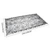 Rectangular Polyester Lace Tablecloth Black Spider Web Table Topper 48x96 inch