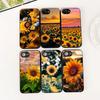 Protective Cover for Xiaomi Redmi Note 12 11 10 A3 Pro 10A 10C 12C Note12 5G 4G Casing Phone Case Yellow Sunflower Flower
