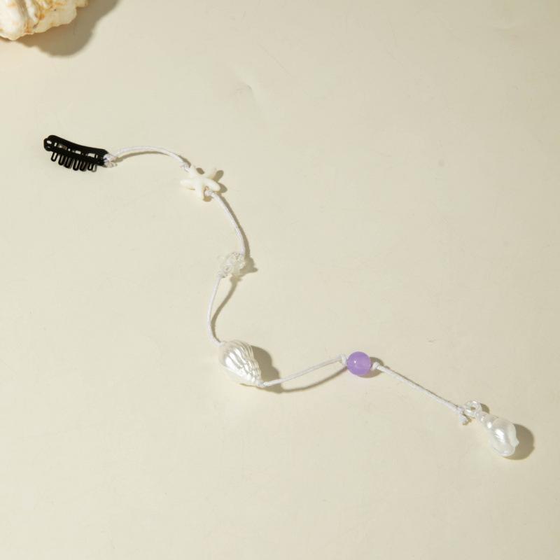 Accessories, Beach Conch Shell Braided Headwear Ins Punk Trend Braided Hair Dirty Braided Hair Accessories