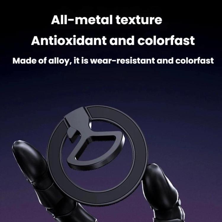 Magnetic Ring‑Clip Multi‑Functional Metal Desktop Phone Holder Lazy‑Person Portable Multi‑Angle Adjustable Stand Bracket