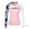 Women's Long-Sleeve Rash Guard Swimsuit LC-Y370
