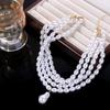 Wedding Pearl Korean Style Choker Women Necklace Jewelry Accessories Irregular Shape Pearls Pendant