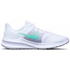 Nike Downshifter 11 Białe Zielone Sygnałowe Damskie Sneakersy Fioletowe CW3413-101