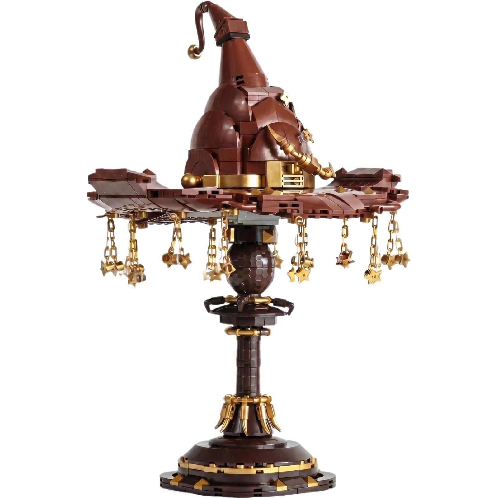 

Magic Hat Table Lamp Building Blocks Toy with Light Function Suitable for Home Decoration and Children Play Educational Creative Construction One Size