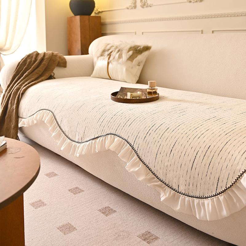 

Special-shaped sofa cushion universal in all seasons 2025 new sofa cushion non-slip light luxury one-piece straight sofa cover cloth towel 90*90cm