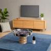 Solid Wood Base Stainless Steel Aromatherapy Tray Round Desktop Storage Tray  for Home
