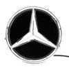 Hot Car Sticker Chrome Silver And Glossy Black Front Grilled Star Emblem Illuminated Logo For Mercedes Benz GLC X253 GLE W167 GL