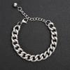 Men's Chain Bracelet Women's Grunge Surgical Steel Bracelet