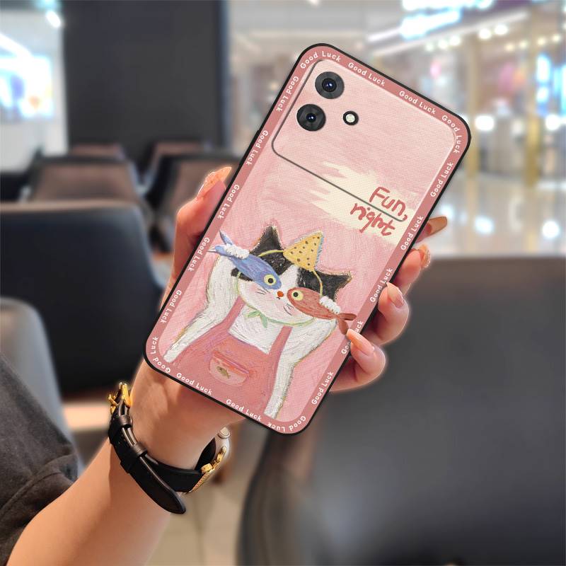 Back Cover Durable Phone Case For Cubot Note21 Cute Soft Case Waterproof Graffiti TPU Cartoon Dirt-resistant Full Wrap