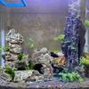 Decorations Rock Shape Resin Fish Shrimp Shelter Fake Mountain Ornament Fish Hiding Cave Fish Tank