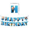 Baby B-BOSSED Birthday Theme Birthday Party Decoration Backdrop Family Cup Plate Napkin Balloons Baby Shower Supplies Kid Gift