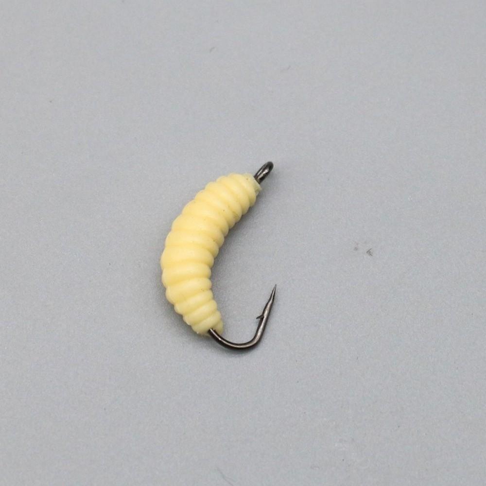 30Pcs/Box Soft Material Simulation Breadbug Lures Artificial Worms Freshwater Fishing