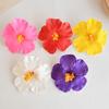 5/10Pcs 10cm Hibiscus Flower Hawaiian Party Summer Beach Birthday Table Decoration Wedding Artificial Flower DIY Hair Decor Gift