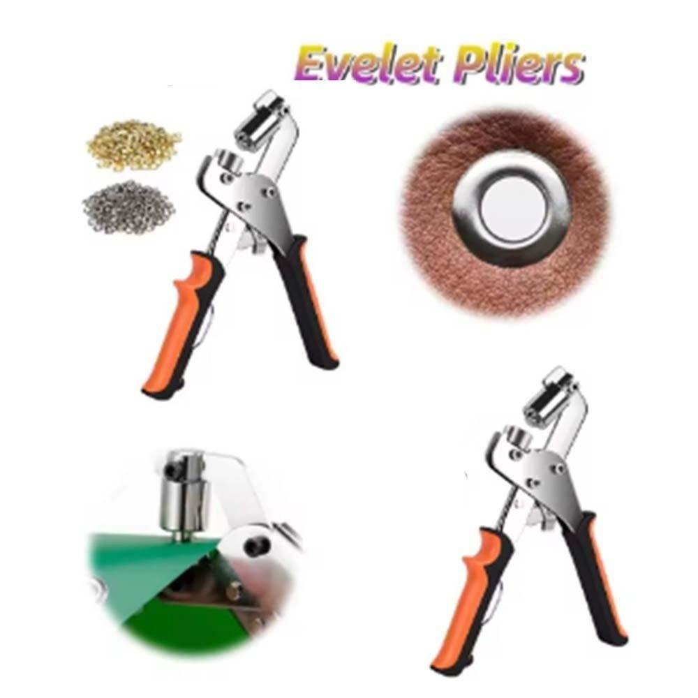 With Grommets Eyelet Setter Hand Press Hole Punch Pliers Lightweight Manual Puncher Nylon