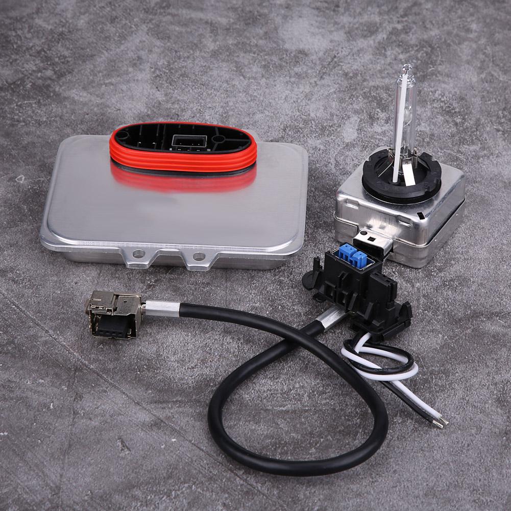 3Pcs Xenon HID Headlight Ballast Control Unit Module Bulb Kit for Cadillac Escalade 5DV00900000