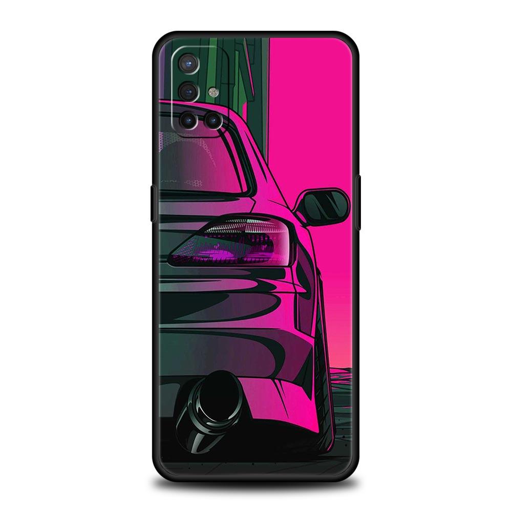 Japan JDM Sports Car Phone Case For OnePlus 10 9 Pro 9T 10R 9R 9RT 8T 8 7 6T 7T Nord 2T CE 2 5G N200 N10 N100 Silicone Cover