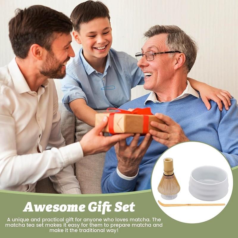 Matcha Bowl Whisk Set Tool Bamboo Brush Household Baking Tea Tools Japanese Matcha Tea Ceremony Premium Kit