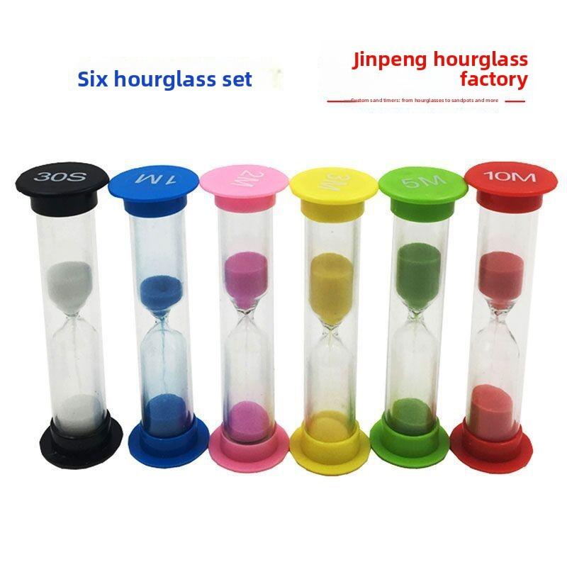 Creative Hourglass Timer Set For Children Home Decor With Handcrafted Plastic Design