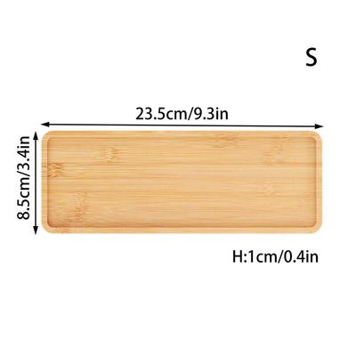 Japanese Style Bamboo Serving Tray