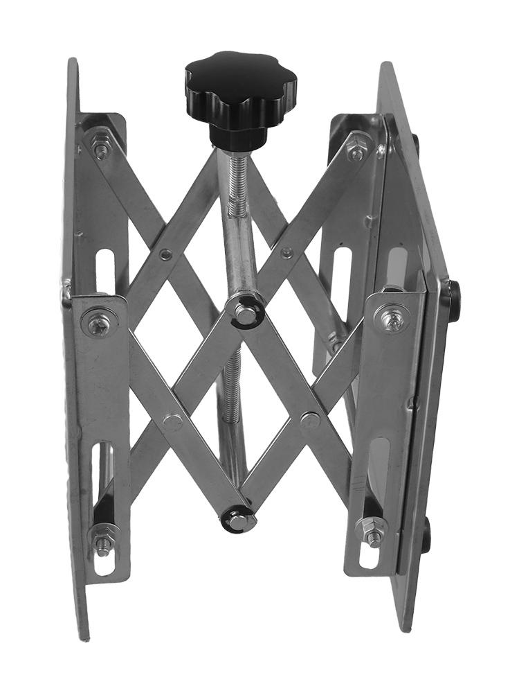 1pc Lab Lifting Platform Support Stand Manual Lab Lift 200×200mm Stainless Steel Lifting Platform For School Physics Chemistry