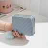 New Double-layer Wallet, Twill Hairball Decoration, Women's Short Hand Change Bag, Casual Bag, One Generation