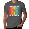 Id Rather Be Doing Robotics Tshirt Large Size Casual Short Sleeve Top