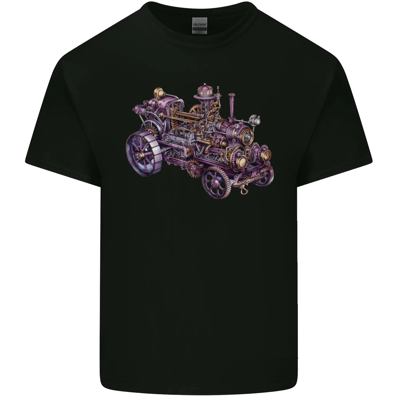 Steampunk Steam Engine Kids T-Shirt Childrens 3XL