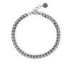 5mm Antique Scenti Surgical Steel Chain Bracelet (C2403AC1206_SV)