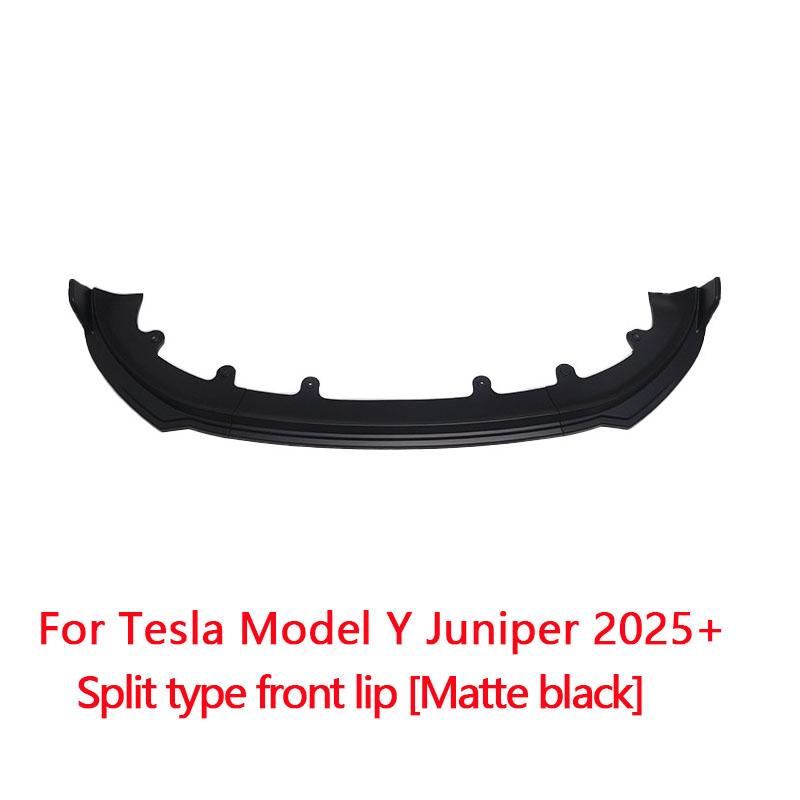 For New Tesla Model Y Juniper Launch 2025+ Front Bumper Front Lip Front Shovel Kit Sedan Body Spoiler Splitter Chin Guard Kit