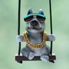 Fun Dog Expression Car Hanging Decoration Multiple Styles Resin Craft Safe Dashboards Decoration Present for Driver