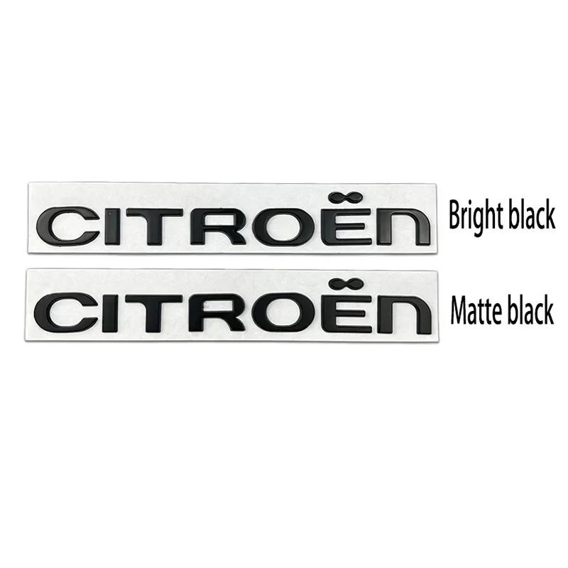 Insignă Metalică Portbagaj Spate Mașină Emblema Autocolant pentru Citroen C1 C3 C4 C5 C-Elysee Picasso Xsara Jumpy Nemo DS3 DS4 DS5 Accesorii Auto
