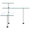 Corner Kitchen Shelf 3 Tier Tempered Glass