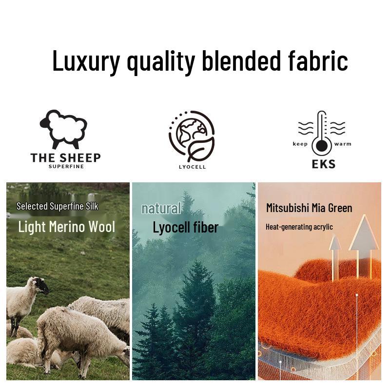 Tencel Wool Collar Base Shirt: Silk-Like, Light, Warm, Round Neck, Knitted Long Sleeve Top for Autumn/Winter Women.