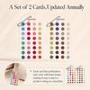 Color Analysis Color Palette Cards Portable Design Summer Color Cards  Summer Season