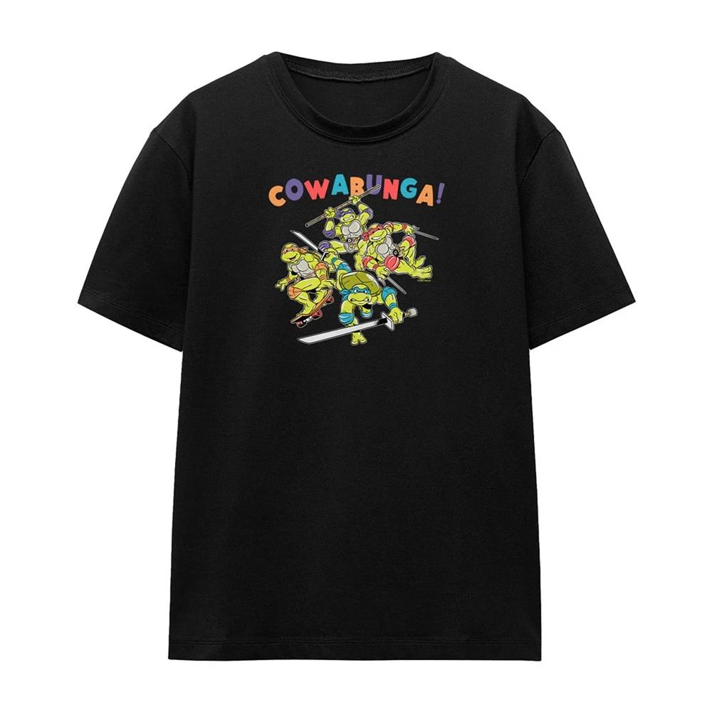 TMNT Cowabunga Group Womens T-Shirt S-2XL, Black 3XL