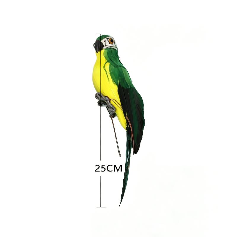 25/35Cm Simulation Parrot Garden Decoration Creative Lawn Figurine Ornament Animal Bird Outdoor Garden Party Prop Decoration