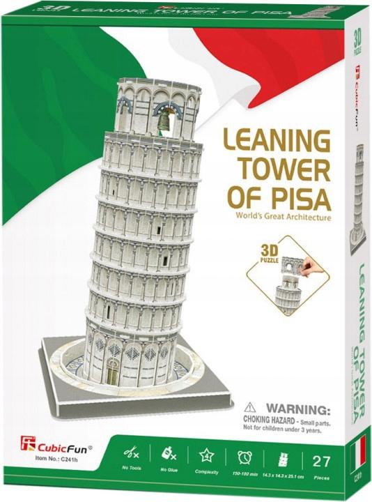 Cubic fun puzzle 3d krzywa wieża w pizie tower of pisa 27 elementów c241h