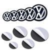Hub Caps 4PCS 70mm/80mm/90mm/100mm/120mm Car Wheel Center Hub Cap Sticker For Volkswagen VW R Polo Passat Rline Golf 4 5 Tiguan